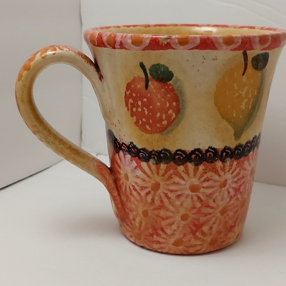 Neiman Marcus Coffee Tea Mug Cup Handpainted in Italy - Picture 12 of 13